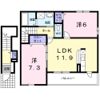 ペルル Ⅴの間取り画像