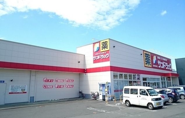 近くのサンドラッグまで1,000m（徒歩13分）