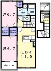グラースAの間取り画像