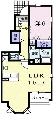 グラースBの間取り画像