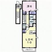 野埜花 Bの間取り画像
