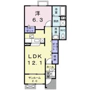 ドリームドームAの間取り画像