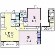 ハッピネスハウス Bの間取り画像