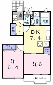 ヌ－ベルバ－グの間取り画像
