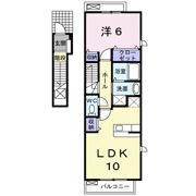 クラール アンジュAの間取り画像