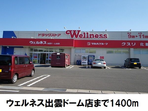 近くのウエルネス出雲ドーム北店まで1,400m(徒歩18分)