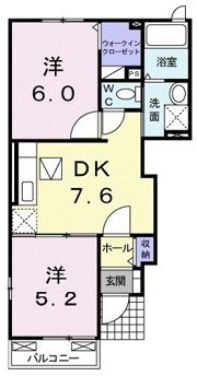 アーバンプラシードⅡの間取り画像