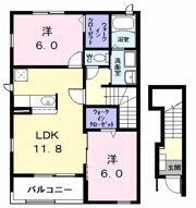 Spring．Eの間取り画像