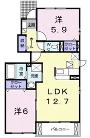 ブルークリアネスBの間取り画像