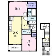 ブロンクス Bの間取り画像