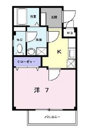 ユニゾンKの間取り画像