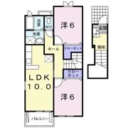プランタン Bの間取り画像