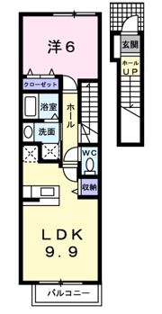 カルム横山の間取り画像