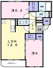 アバンツァート追分Ⅲの間取り画像