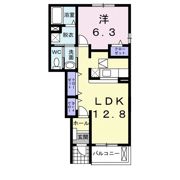 プラシード清水の間取り画像