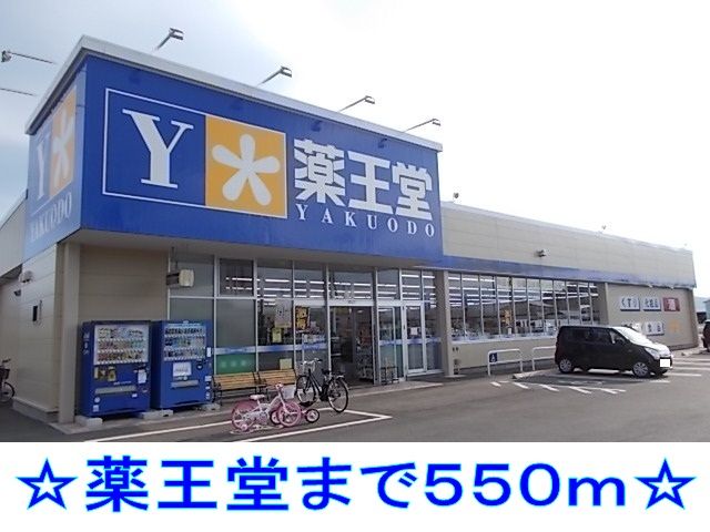 近くの薬王堂まで550m(徒歩7分)