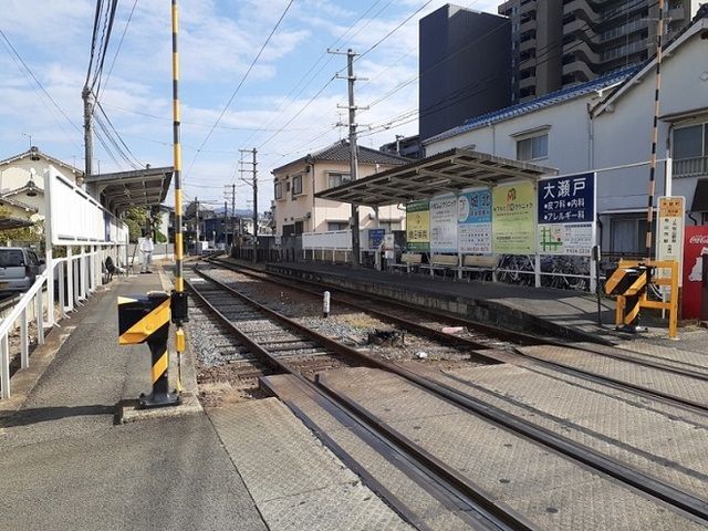 近くの伊予鉄木屋町駅様まで950m（徒歩12分）