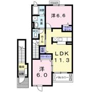 プルメリアⅠの間取り画像