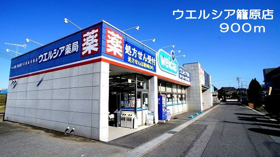 近くのウェルシアまで900m（徒歩12分）