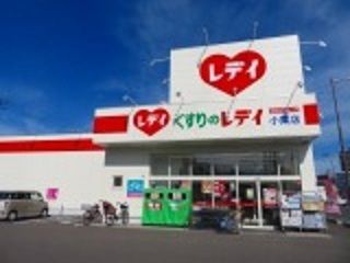 近くのくすりのレディ小栗店様まで450m（徒歩6分）