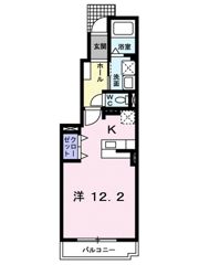 レーベン・バオム Bの間取り画像