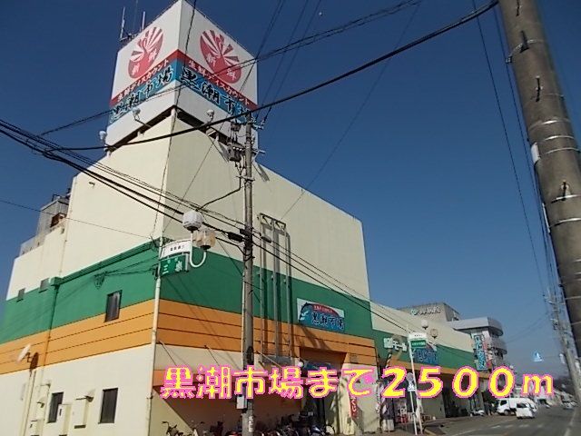 近くの黒潮市場まで2,500m（徒歩32分）