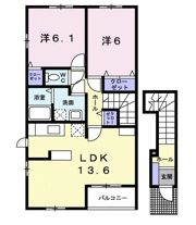 フィオーレ・アロッジオⅠの間取り画像