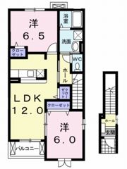 サンリット エアリー Bの間取り画像