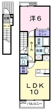 ポワール ビラの間取り画像