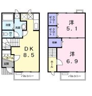 ガーデンコートの間取り画像