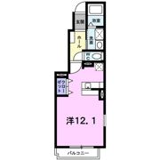 パストラーレ道後Cの間取り画像