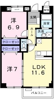 ソレイユ アリセの間取り画像