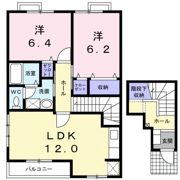メゾン オーブBの間取り画像