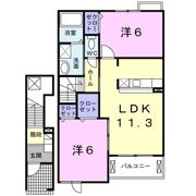 プリムローズBの間取り画像