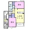 プリムローズBの間取り画像