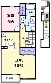 雅B棟の間取り画像