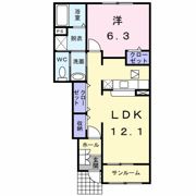 グランツAの間取り画像