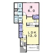 アムールⅠ号館の間取り画像