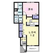 アムールⅡ号館の間取り画像