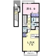 カサブランカCの間取り画像