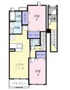 メリディオ Ⅰ番館の間取り画像