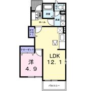 ヴィアーレⅠの間取り画像
