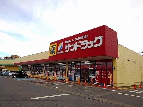 近くのサンドラッグ矢板店まで1,700m（徒歩22分）