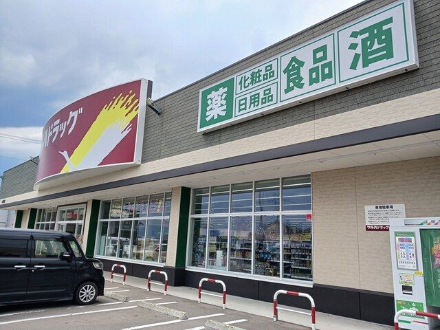近くのツルハドラッグ会津真宮店まで853m（徒歩11分）