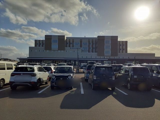 近くのあがの市民病院まで650m（徒歩9分）