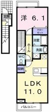 アルバ・ソーレ Bの間取り画像
