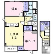 カナールヴィレAの間取り画像