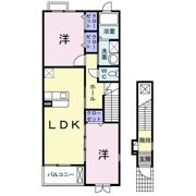 ベル・アンジュⅡの間取り画像