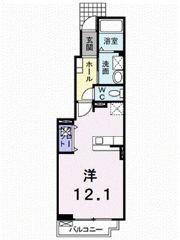 セレノ東野 Cの間取り画像