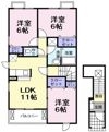 ビバーチェS H棟の間取り画像
